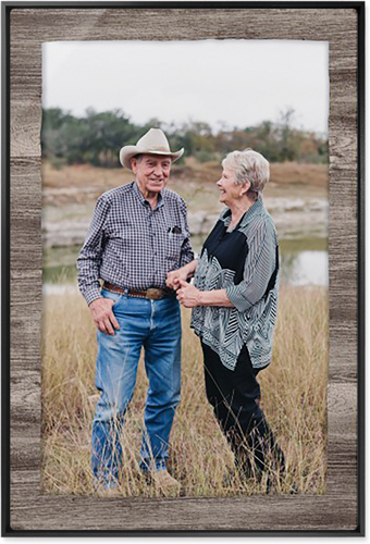 Countryside Portrait Wall Art, Black, Single piece, Metal, 24x36, Matte, Brown