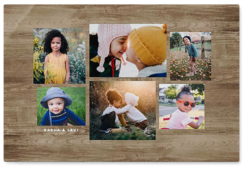 Six Times Wall Art, No Frame, Single piece, Metal, 24x36, Glossy, Brown