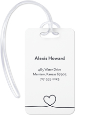 White Luggage Tags | Shutterfly