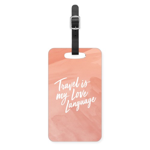 Travel Love Luggage Tag, Large, Multicolor