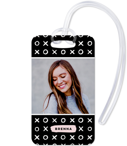 Princess XO Luggage Tag, Large, Pink