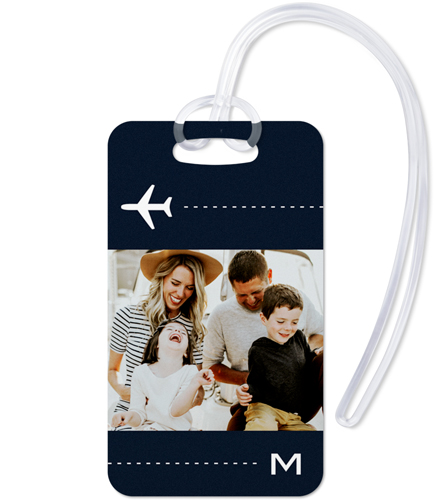 Coast to Coast Luggage Tag, Large, Black