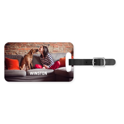 Pets Photo Gallery Horizontal Luggage Tag, Small, Multicolor
