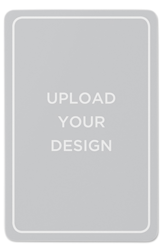 Upload Your Own Design Portrait Metal Magnet, 2x3, Multicolor