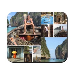 collage squares mouse pad