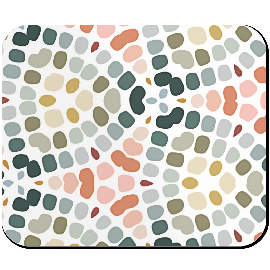Abstract Mosaic - Multi Mouse Pad, Rectangle Ornament, Multicolor