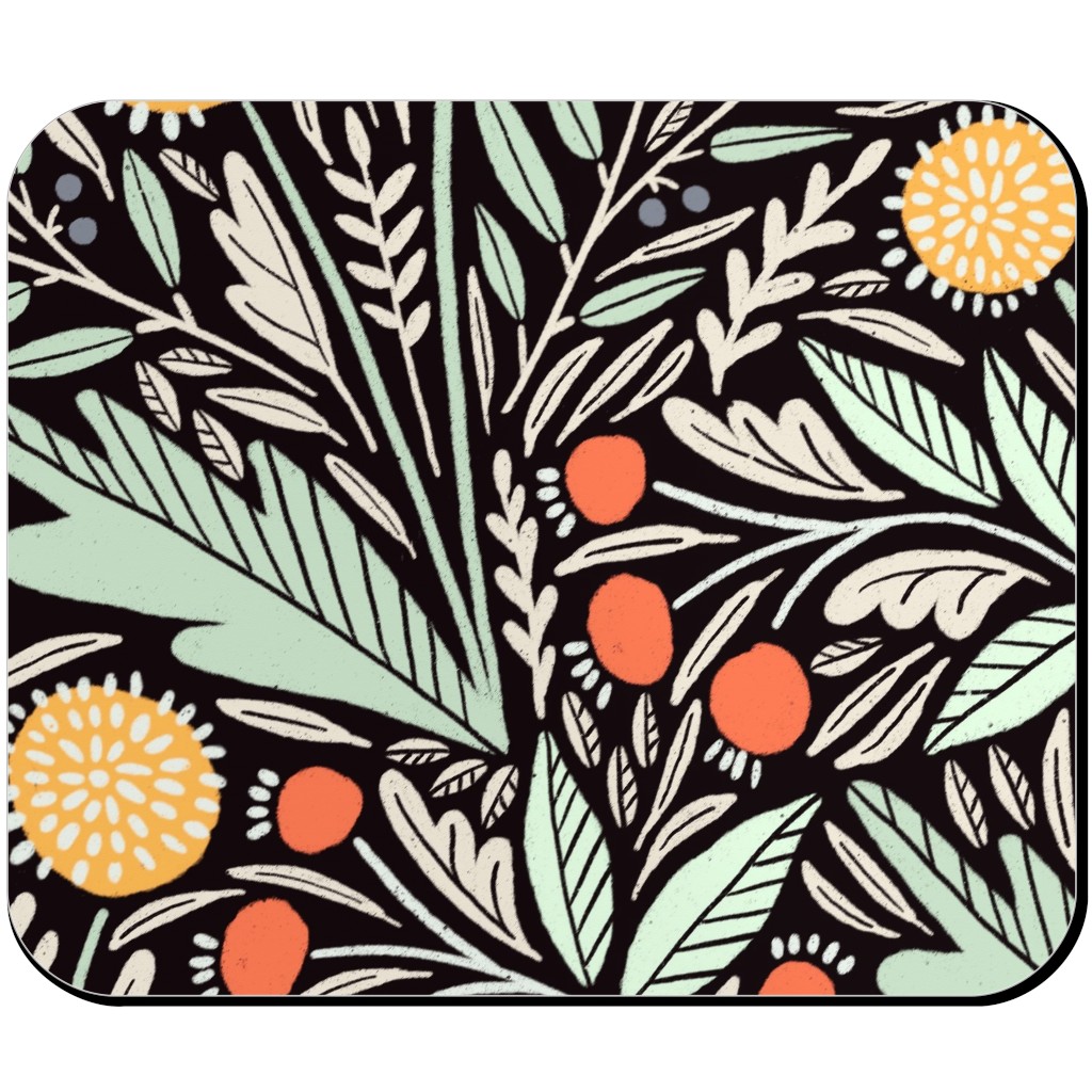 Astrid - Dark Mouse Pad, Rectangle, Multicolor