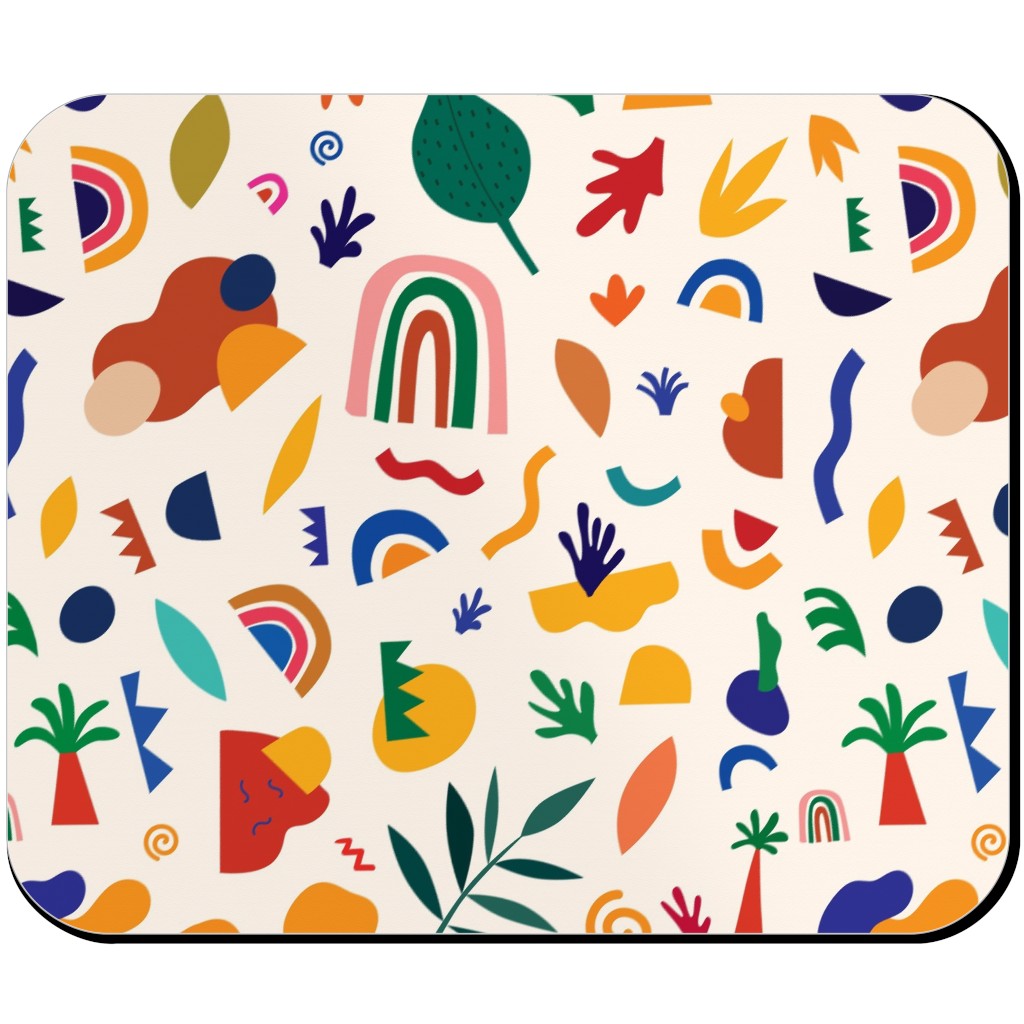 Seamless Pattern - Multi Mouse Pad, Rectangle Ornament, Multicolor