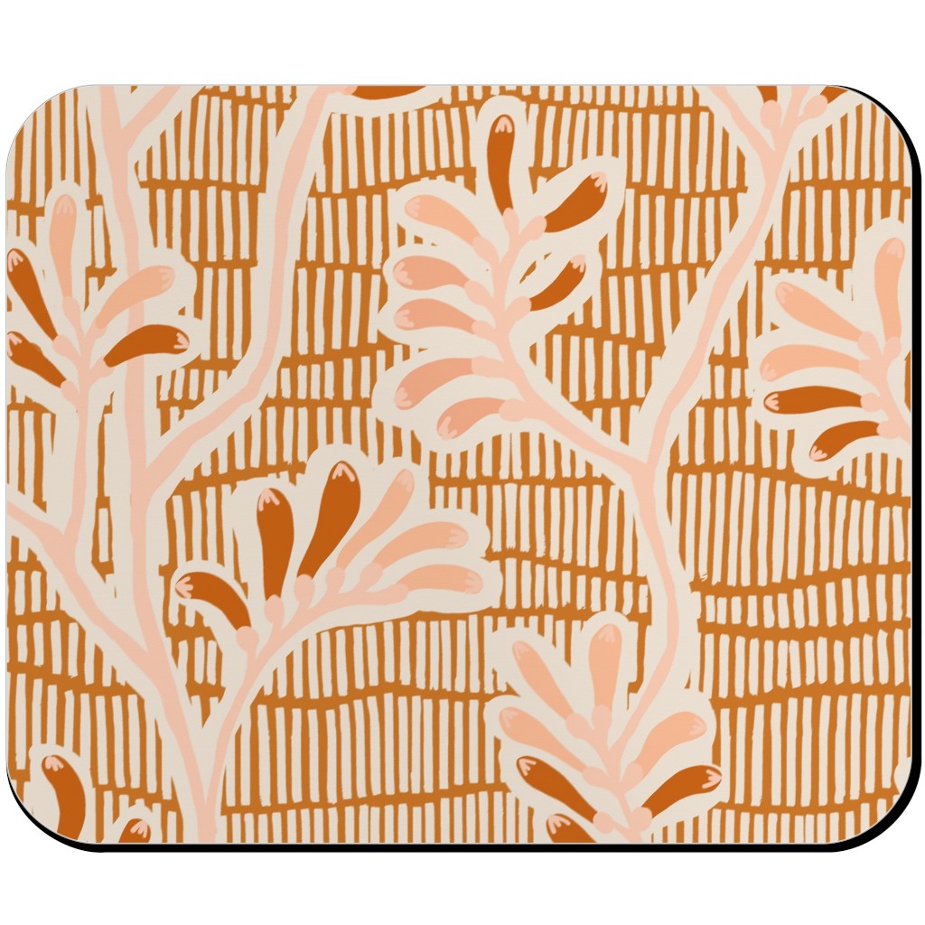 Kangaroo Paw - Floral Mouse Pad, Rectangle Ornament, Pink