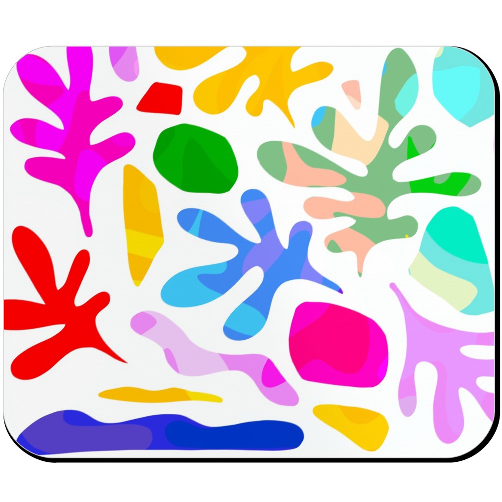 Summer Nature Love Matisse Style - Multi Mouse Pad, Rectangle, Multicolor