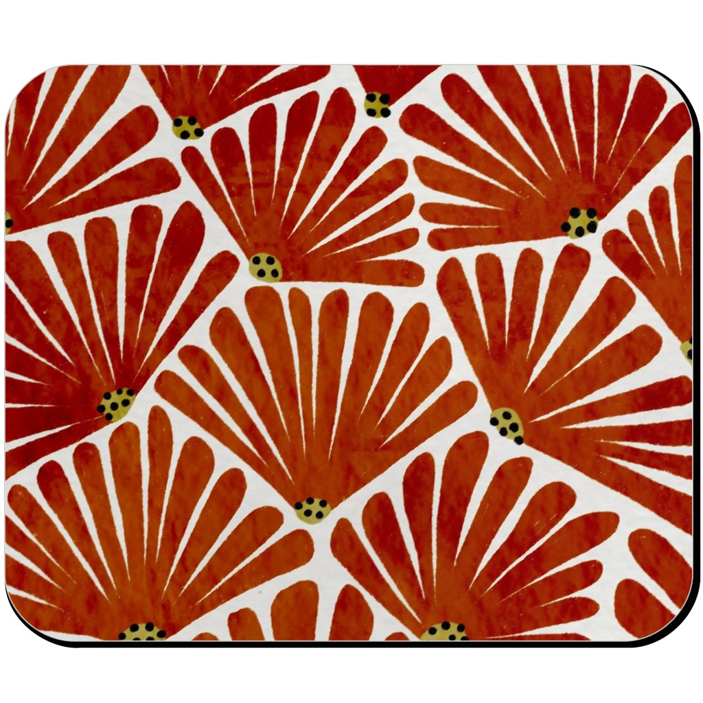 Solie Mouse Pad, Rectangle Ornament, Red