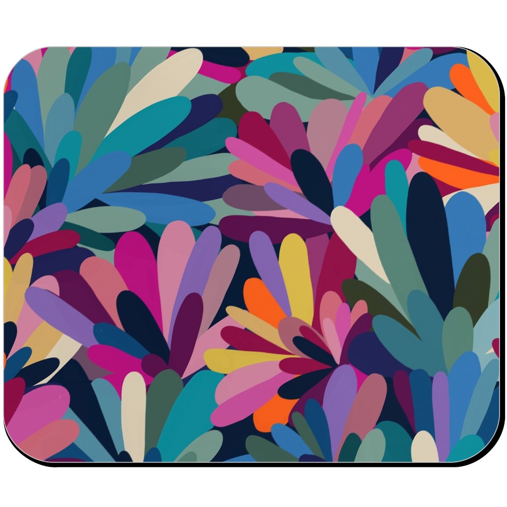 It's a Petal Celebration - Multi Mouse Pad, Rectangle Ornament, Multicolor