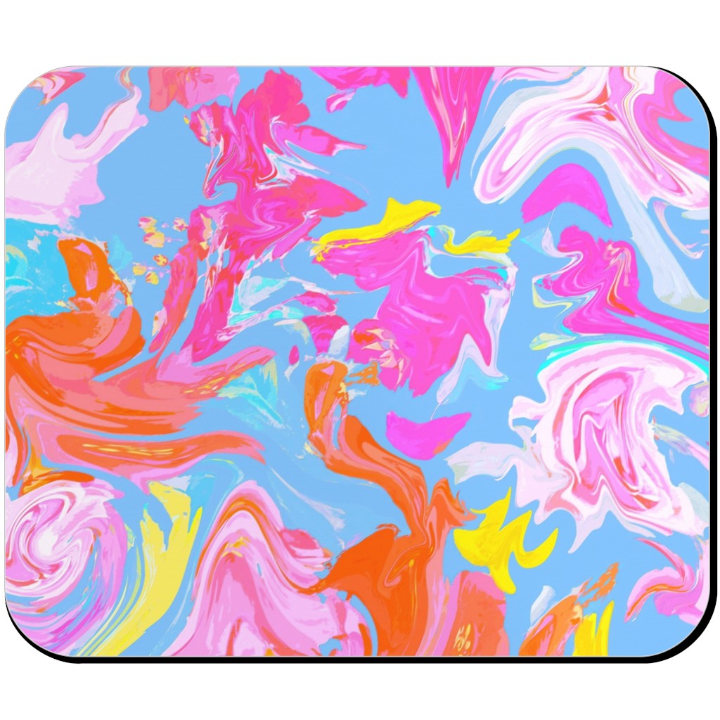 Summer Splash Mouse Pad, Rectangle, Multicolor