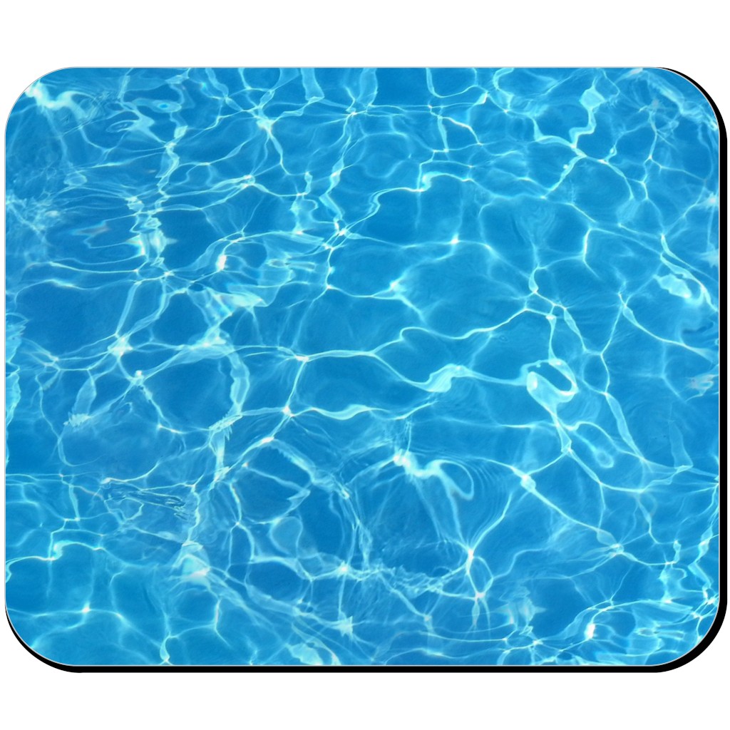 Osc Aqua Camo Mouse Pad, Rectangle, Blue, True Blue