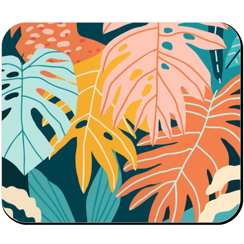 Colors of the Jungle - Multi Mouse Pad, Rectangle, Multicolor