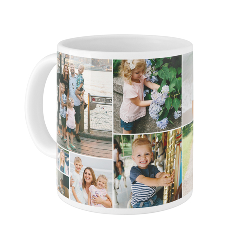 Gallery Collage Mug, White, , 11oz, Multicolor, Multi