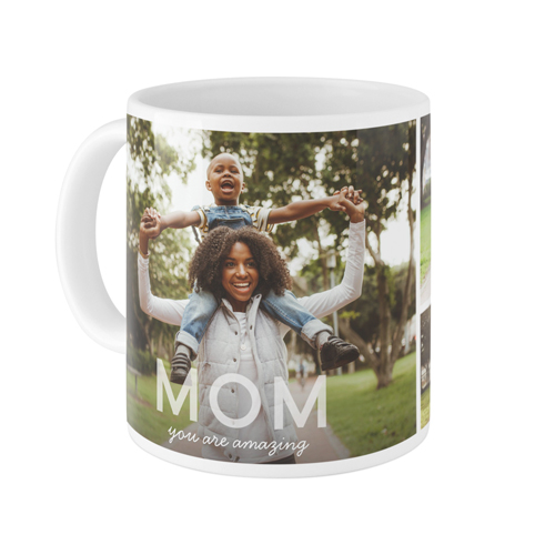 Amazing Bold Mom Mug, White,  , 11oz, White