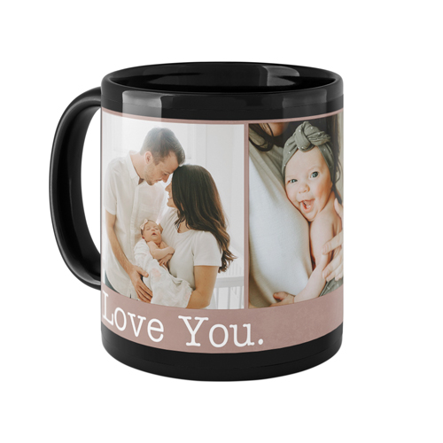 Love You Mug, Black,  , 11oz, Brown
