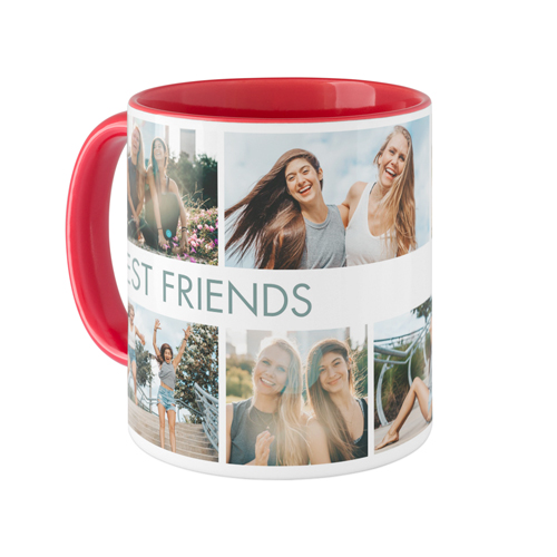 Gallery of Eight Banner Mug, Red,  , 11oz, Multicolor