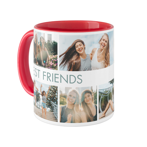 Gallery of Eight Banner Mug, Red, , 11oz, Multicolor, multi
