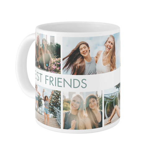 Gallery of Eight Banner Mug, White, , 11oz, Multicolor, multi