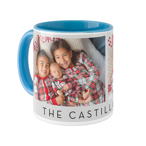 Gallery of Two Banner Mug, Light Blue,  , 11oz, Multicolor