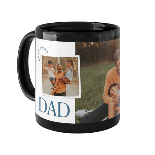 The Best Dad Ever Mug, Black, , 11oz, White, white
