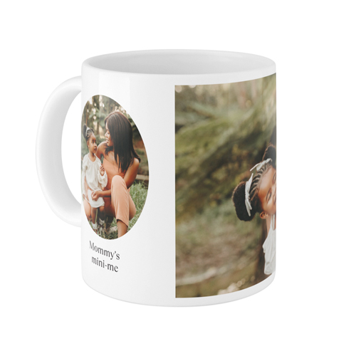 Oval Vignette Mug, White, , 11oz, White, white