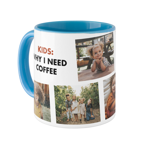 Why I Need Coffee Mug, Light Blue, , 11oz, Multicolor, multi