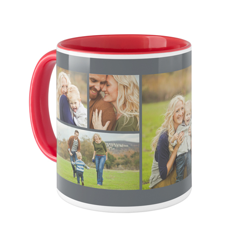 Gallery of Six Mug, Red,  , 11oz, Multicolor