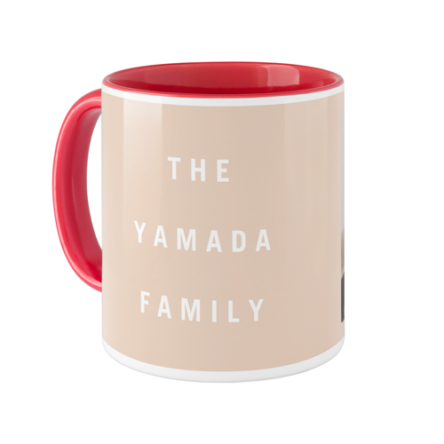 Text Gallery of One Mug, Red,  , 11oz, Multicolor