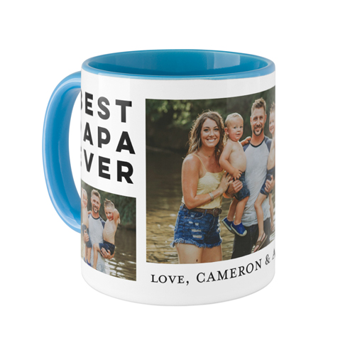 Gallery of Four Text Mug, Light Blue,  , 11oz, Multicolor