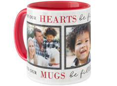 hearts be filled mug