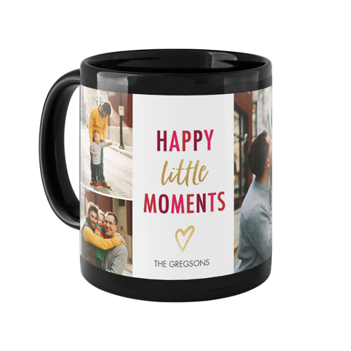 Little Heart Moments Mug, Black,  , 11oz, White