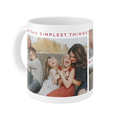 Simplest Things Mug, White,  , 11oz, Red