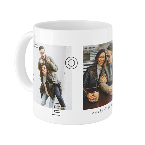 Love You All Over Mug, White, , 11oz, White, white