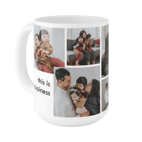 This Is Happiness Mug, White,  , 15oz, White