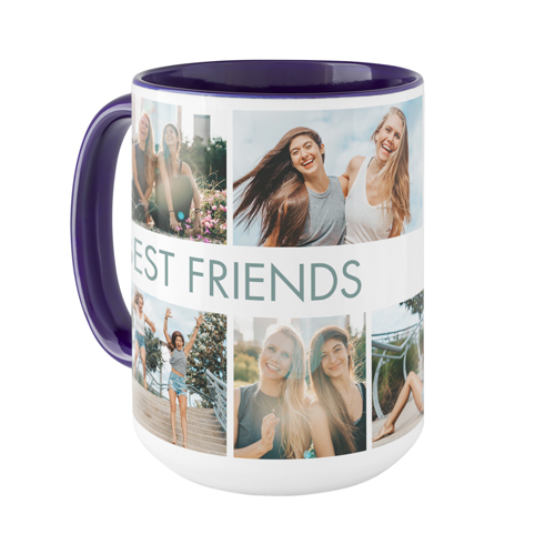 Gallery of Eight Banner Mug, Blue, , 15oz, Multicolor, multi