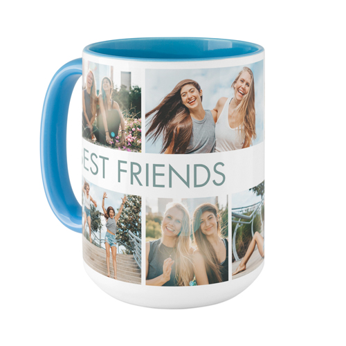 Gallery of Eight Banner Mug, Light Blue,  , 15oz, Multicolor