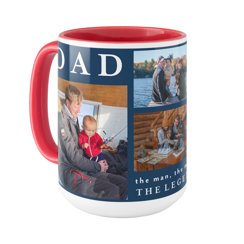 Gallery of Six Bold Mug, Red,  , 15oz, Multicolor