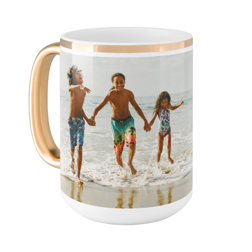 Family Gallery Mug, Gold Handle,  , 15oz, Multicolor