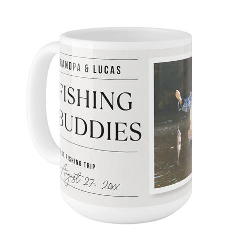 Journal Entry Mug, White, , 15oz, White, white