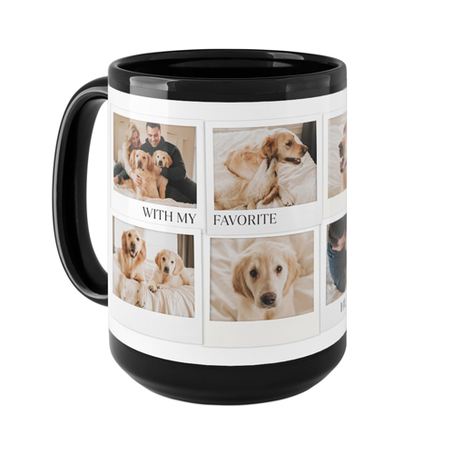 Photo Memories Mug, Black, , 15oz, White, white