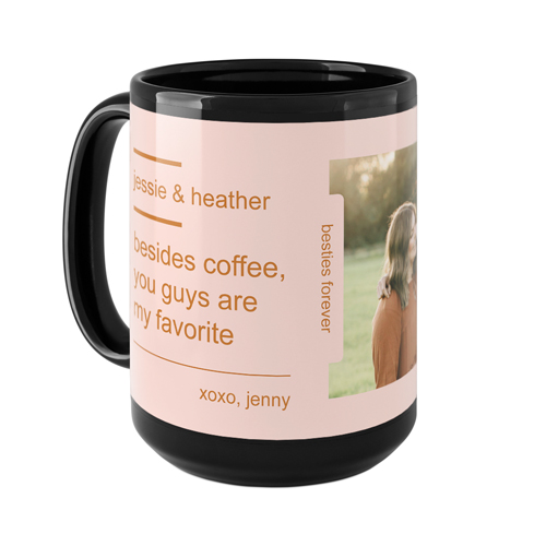 Memory Card Mug, Black,  , 15oz, Pink