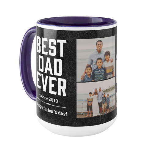 Best Dad Mug, Blue,  , 15oz, Black