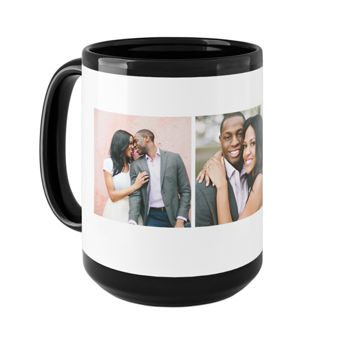 Classic Trio Mug, Black,  , 15oz, White