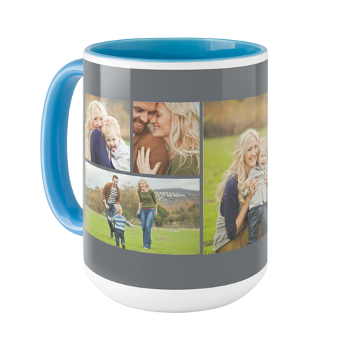 Gallery of Six Mug, Light Blue,  , 15oz, Multicolor