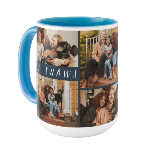 Gallery of Six Text Mug, Light Blue,  , 15oz, Multicolor