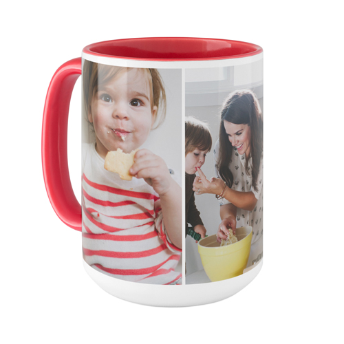 Gallery of Three Mug, Red,  , 15oz, Multicolor