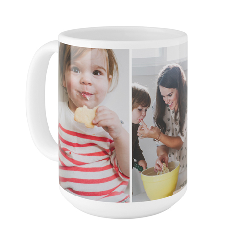 Gallery of Three Mug, White,  , 15oz, Multicolor